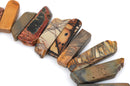 PICASSO JASPER Gemstone Stick Beads, 3/4" to 2-1/4" gemstone, full strand, about 43-44 beads,  gja0087