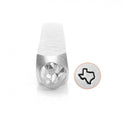 TEXAS Shape Metal Design Stamp, 6mm, ImpressArt, state outline stamps, tol0434