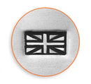 UK British FLAG Shape Metal Design Stamp, 6mm, ImpressArt, outline stamps, Union Jack flag, tol0440