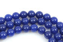 4mm DARK BLUE Round Jade Gemstone Beads, full strand, about 92 beads gjd0137