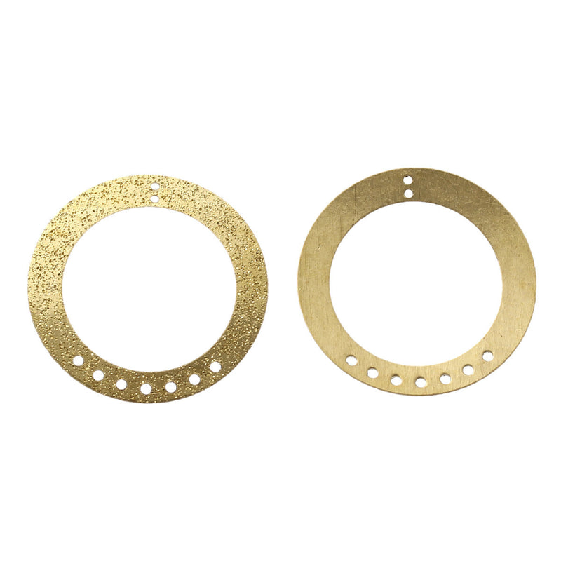 5 STARDUST WASHER Chandelier Pendants Brass Gold Metal 35mm . chg0351