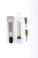 Micro Glue Kit for Rhinestone Bling, E6000 glue, glue syringe and 2 tips, Crystal Ninja, tol0449