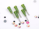 Luer Loc Replacement Tips for Glue, CrystalNinja Syringes, 14ga, 14 gauge, 6 pcs per package tol0245