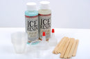 ICE RESIN Kit, Clear Jewelry Resin Starter Kit, plastic cups, doming kit, Jeweler Grade Clear Epoxy Resin, Low Odor, adh0029