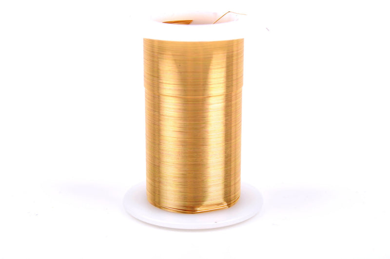 18ga Gold CRAFT WIRE, Tarnish Resistant Craft Wire, wire wrapping, 18 gauge, 18 ga gold wire, Bead Smith Wire, 10 yards (30 feet) spool wir0031