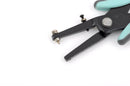 Hole Punch Pliers  1.25mm ROUND hole, punches up to 22 gauge soft metals, extra long jaws, replacement pin included, tol0458