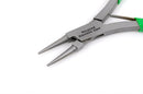 ROUND NOSE Jewelry Pliers, Eco Friendly Recycled Stainless Steel Round Nose Pliers, Chain Maille Green Non-slip Grip, Premium Grade, tol0463