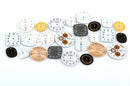 25 pc. WATCH FACE Assortment, Steampunk Watch Faces, Watch Parts Assortment, Brass, Copper, Stainless Steel, Black, Silver, White, fin0517