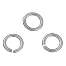 1000 Aluminum Opened Jump Rings, 7mm x 1.2mm, 16 gauge, bulk package, jum0160b