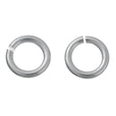 50 Aluminum Opened Jump Rings, 7mm x 1.2mm, 16 gauge, jum0160a