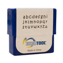 EuroTool Metal Alphabet Letter Stamping Set,  2mm ARAS LOWER CASE Font tol0475