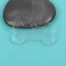 10 DOG BONE blank charms 2" Clear laser cut acrylic Lca0698a