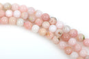 7mm PINK PERUVIAN OPAL Gemstone Beads Round, full strand, about 57 beads, gop0003