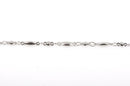 1 yard Silver Spindle Bead Chain, ball bead chain, fch0337