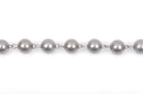 11 feet spool Matte Silver Round Bead Chain, Rosary Chain, Metal Ball Chain Beads are 10mm  fch0360b