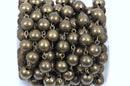 11 feet spool Bronze Round Bead Chain, Rosary Chain, Metal Ball Chain Beads are 10mm  fch0358b