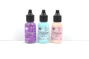 Set of 3 Patina for All Metal, Vintaj Ranger, VICTORIAN GABLE, 1/2 oz. bottles in shades of purple, turquoise blue, light pink, pnt0004
