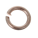 50 pcs 5mm ROSE GOLD Open Jump Rings, Wire Findings, 20 gauge, brass base, jum0163