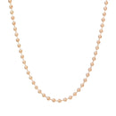 10 Light Gold Plated BALL CHAIN Necklaces, with clasp, 27" long 2.4mm  fch0381