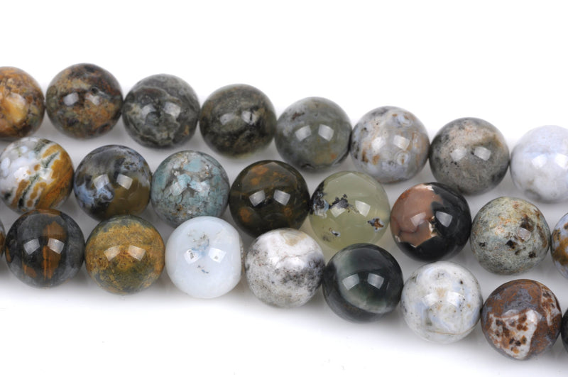 10mm OCEAN JASPER Round Beads, natural gemstone beads, full strand, about 40 beads, gja0112