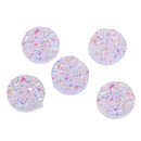 10 Round Resin Metallic AB Lavender Purple DRUZY CABOCHONS, faux druzy, 12mm  cab0406