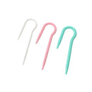 3 Cable Stitch Knitting Needles, U Shape, graduated sizes, 3.5" long knt0100