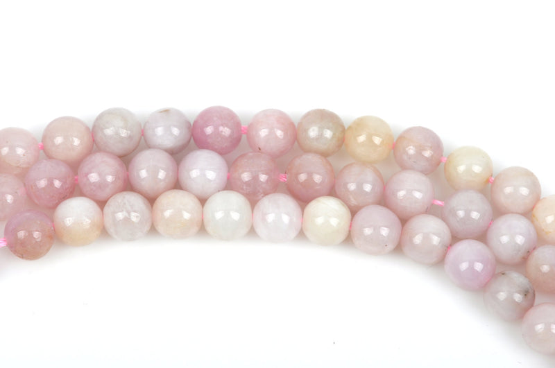 10mm KUNZITE Round Gemstones Beads, natural lilac color, full strand, about 40 beads, gms0023