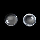 50 SMALL Clear Glass Domed Circle Cabochons, glass dots, 6mm or 1/4" inch for Bottlecaps, Pendants, Jewelry Making,  Scrapbooking,  cab0415