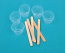 ICE RESIN Mixing Cups and Sticks Refill Kit, 5 plastic cups and 5 stir sticks, adh0030