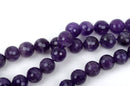 10mm ROUND AMETHYST Gemstone Beads, FACETED, full strand, about 40 beads, gam0020