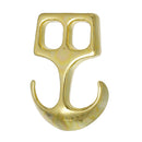 5 Gold Anchor Hook Clasp Connectors, paracord connectors, leather bracelet clasp, fcl0187