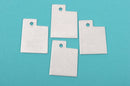 10 ALUMINUM UTAH STATE Stamping Blanks, Shape of State, Design Metal Stamping Blanks, 36x26mm, 18 gauge, msb0317
