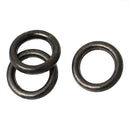50 PCs 6mm Gunmetal Black Metal Soldered Closed Jump Rings, 1.2mm thick, 16 gauge wire Findings, jum0167