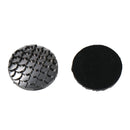 18mm MERMAID FISH Scale Cabochons, Round Resin Metallic, gunmetal dark silver, 10 pieces, 11/16"  cab0419