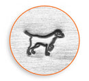 ImpressArt Metal Design Stamp,  6mm LAB RETRIEVER Dog, Labrador Retriever Stamp, tol0546