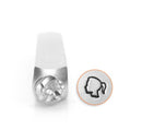 ImpressArt Metal Design Stamp,  6mm GIRL PROFILE Stamp, Girl's Head Stamp, tol0542