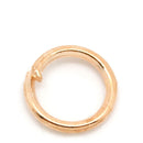 50 pcs 7mm ROSE GOLD Open Jump Rings, Wire Findings, 19 gauge, jum0162