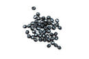 50 METALLIC GUNMETAL Fire Polished Faceted Rounds Czech Glass Beads 4mm bgl1368