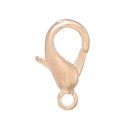 30 ROSE GOLD Copper Lobster Clasps Findings, 12x7mm, fcl0180