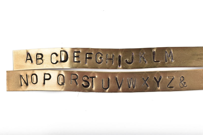 5mm SANS SERIF FONT Uppercase Alphabet Stamp Set, Number Set, '&' Symbol, Economy Metal Stamping Set, Letter Monogram Stamping Kit, tol0639