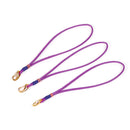 2 PURPLE Leather Bracelet Cord Blanks, Polyurethane Leather, gold trim, 19.5cm long, 7.5" long cor0097