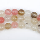 8mm CHERRY QUARTZ Round Beads, full strand, about 47 beads, gqz0083
