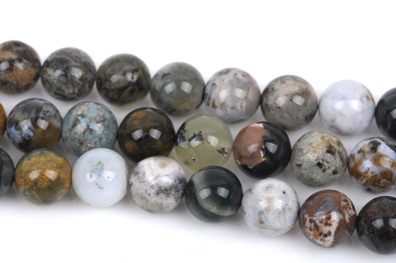 10mm OCEAN JASPER Round Beads, natural gemstone beads, full strand, about 40 beads, gja0112