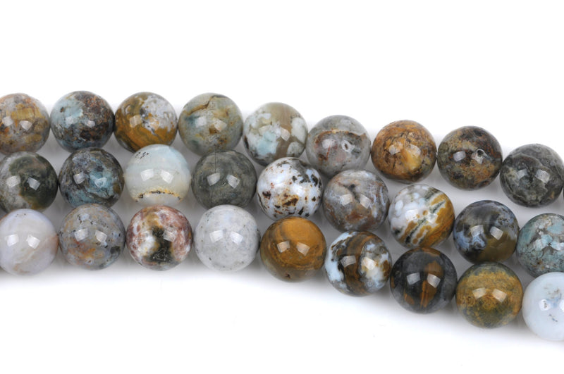 10mm OCEAN JASPER Round Beads, natural gemstone beads, full strand, about 40 beads, gja0112