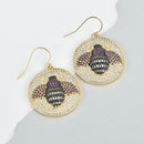 BEE Crystal Earrings Gold Filled Earrings CZ Cubic Zirconia  JLR0234