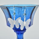 Sterling Silver Butterfly Earrings Filigree JLR0241