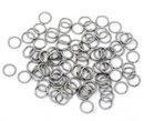 50 Stainless Steel Open Jump Rings, 10mm OD, 7mm ID, 15ga, 1.5mm wire, 15 gauge, jum0198