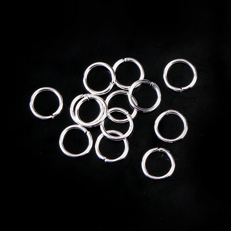 600 pcs 8mm silver jump rings open 18ga jum0208b