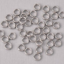 100 pcs 6mm STAINLESS STEEL Heavy Thick Open Jump Rings jum0264