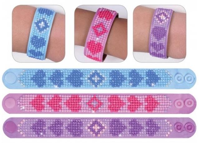 Diamond Dotz BRACELETS SPARKLE LOVE Rhinestone Facet Painting Kit, Set of 3, kit0208